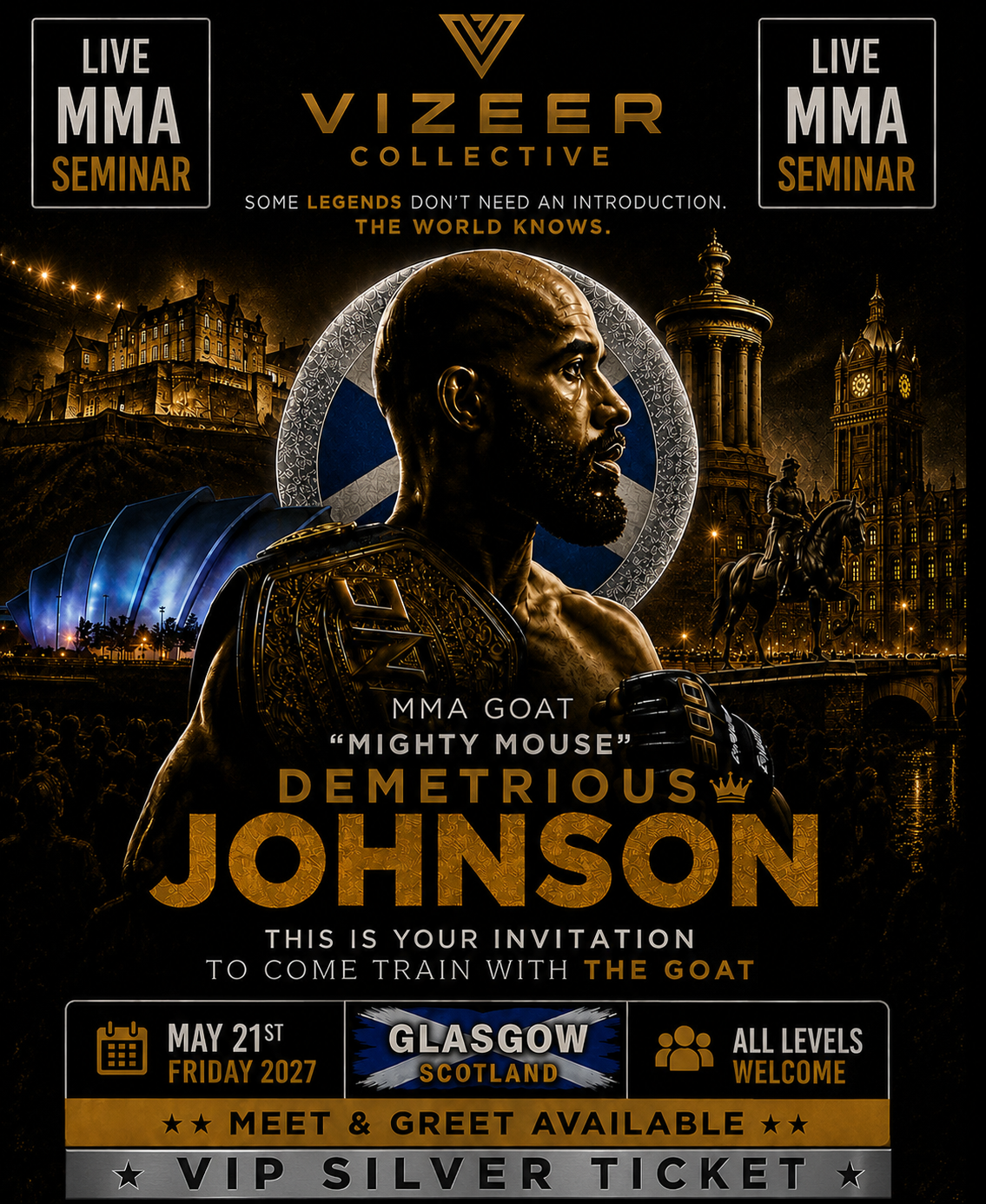 Demetrious  "MIGHTY MOUSE" Johnson SCOTLAND SEMINAR