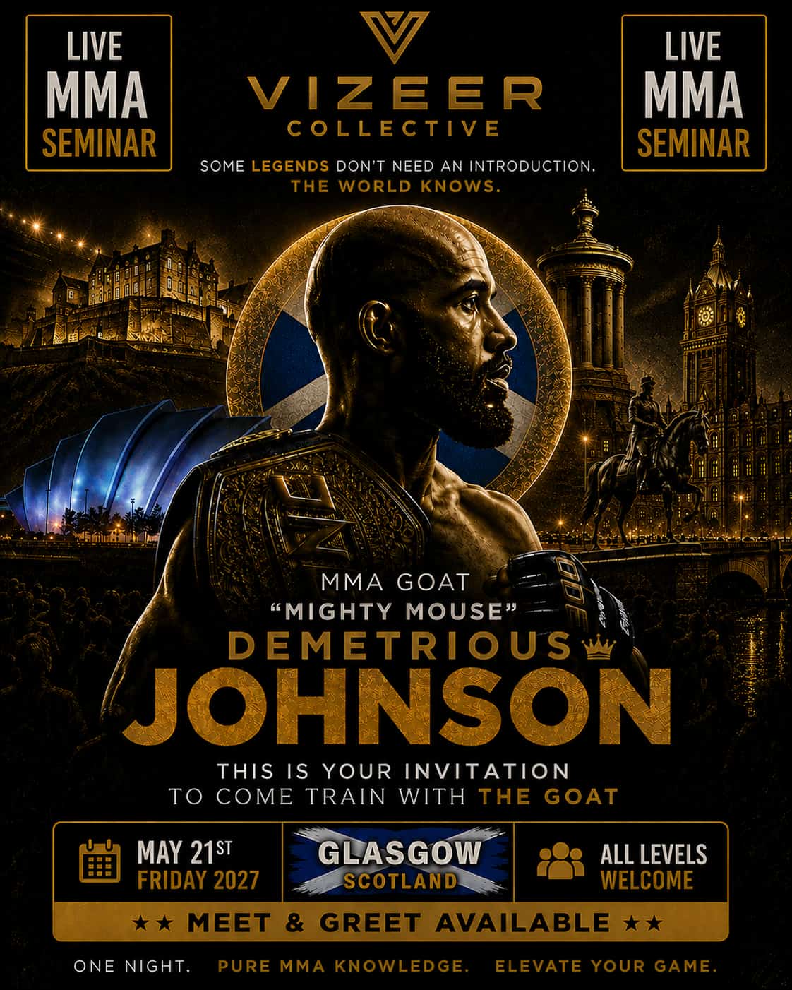 Demetrious  "MIGHTY MOUSE" Johnson SCOTLAND SEMINAR